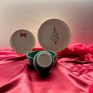 Feliz Navidad - Festive Tiny Bow - Assorted set of 4